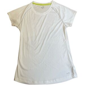 Champion White Quick-Dry Athletic Short Sleeve T-Shirt Women’s Size Medium